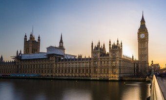 A view of Big Ben and the Parliament building in London