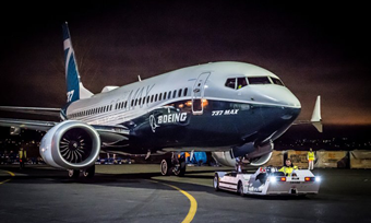 Boeing 737 Max 8 grounded on tarmac